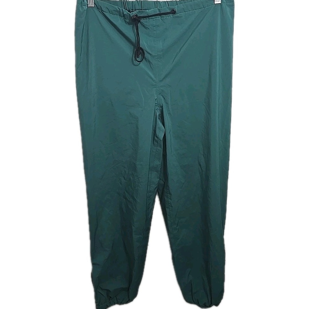Log House Designs Men's Size Medium Green Gore-Tex Drawstring Waist Rain Pants‎